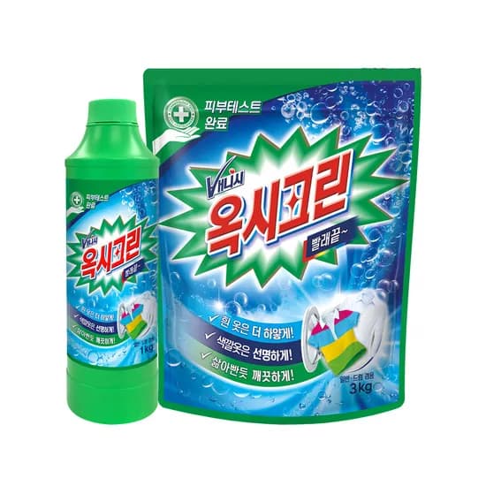 옥시크린 분말 표백제 3kg 1세트