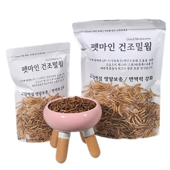 펫마인 건조 밀웜 500g 1개