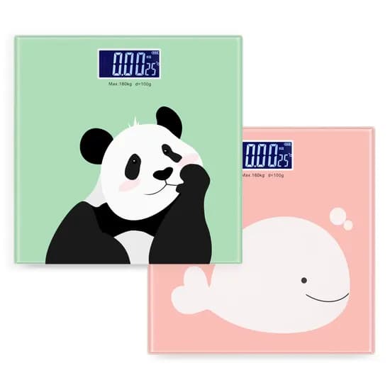 노바리빙 LCD 캐릭터 체중계 고래 1개