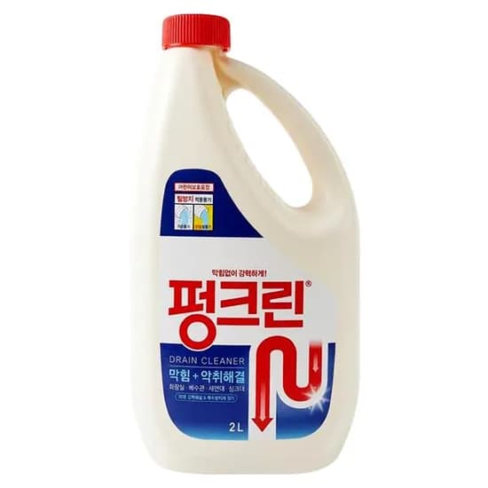 유한락스 유한펑크린 배수구막힘 용해제 2L 1개