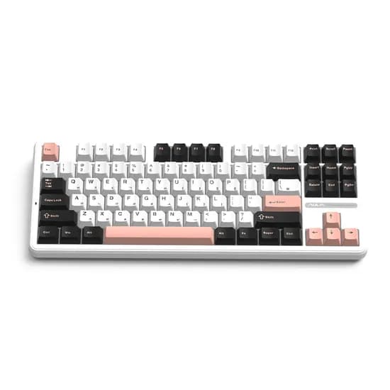 AULA F87Pro 유무선 기계식 키보드, 올리비아 화이트, 제조사축