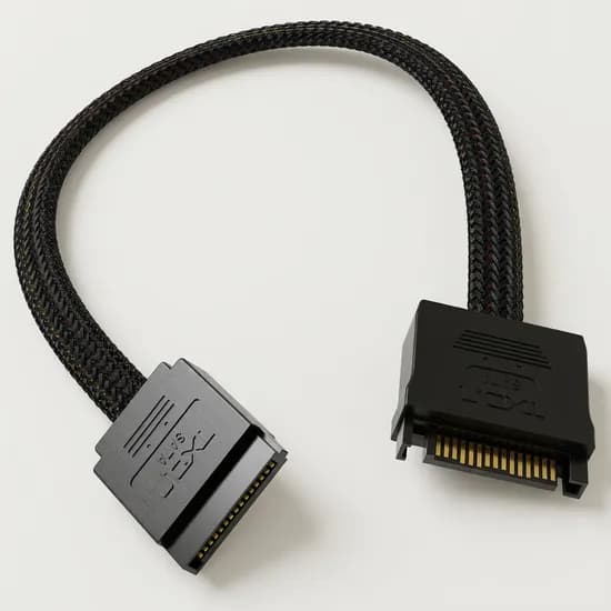 티엑스온 SATA 전원 연장 케이블 0.5m 1개