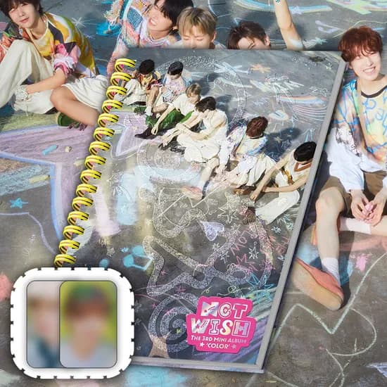 SM 엔터테인먼트 NCT WISH The 3rd Mini Album COLOR, 초판, 컬러, 포토북, 특전 2장