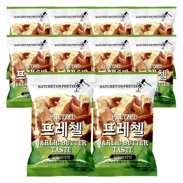 위너스 프레첼 갈릭버터맛 85g 10개