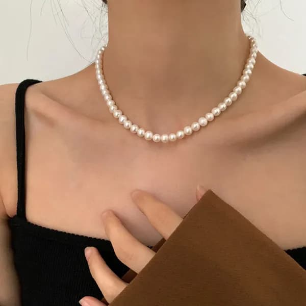 아르티카 클래식 천연담수 진주 목걸이 26,900원
