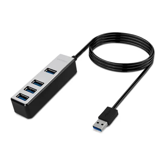 유니콘 USB 허브, LH-4500A, USB 3.1, 4포트, 케이블 일체형, 1.8M, 1개