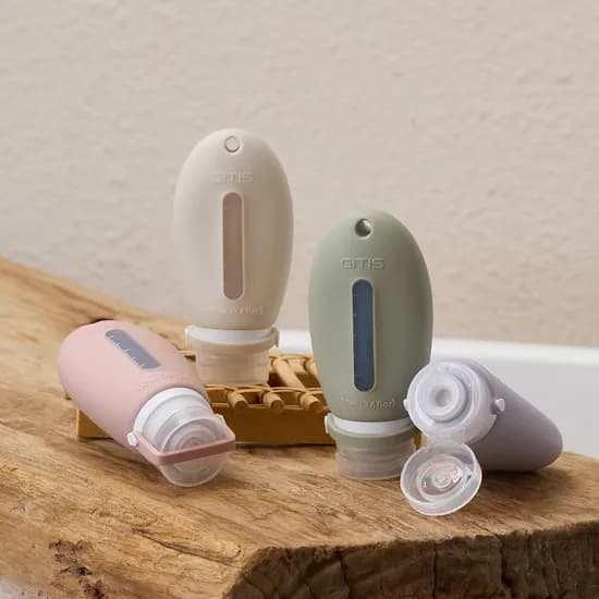 지티스 여행용 실리콘 공병, 100ml, 혼합 4종, 1세트