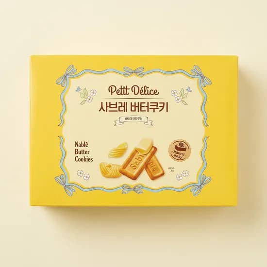 쁘띠델리스 사브레 버터쿠키 800g 1개