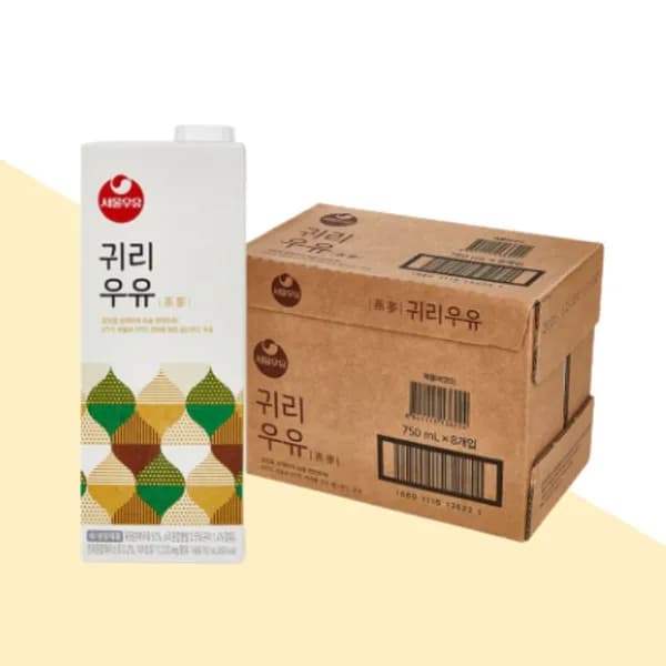 서울우유 귀리우유 750ml 8개입