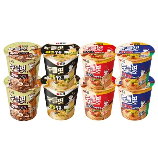 농심 누들핏 육개장 2개 외 3종 8개