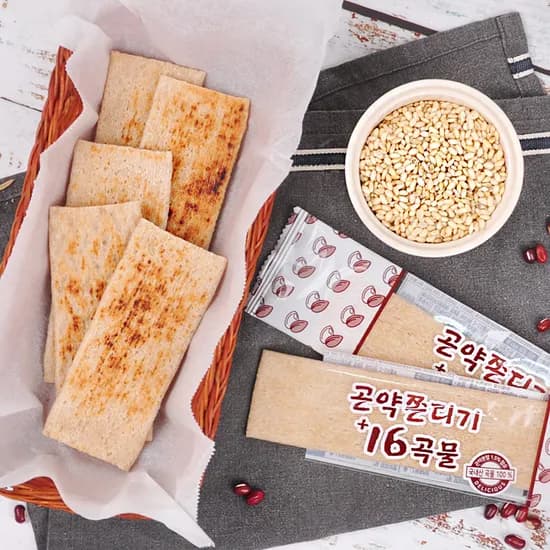 곤약쫀디기 +16곡물, 200g, 10개입, 5봉