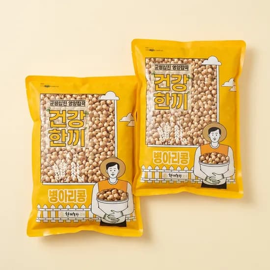 건강한끼 병아리콩 2kg 2개