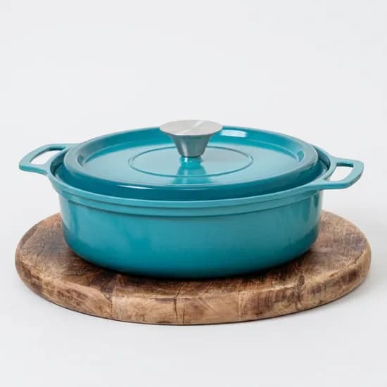 노르딕키친 브뤼에 IH 저수분 세라믹 냄비 블루 전골 22cm 1개