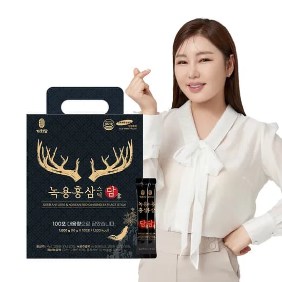 가희담 녹용 홍삼스틱 담, 100포