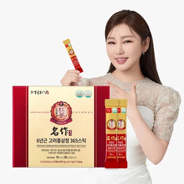 6년근 고려홍삼정 365스틱 명작 30포 27,900원