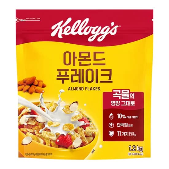 켈로그 아몬드 푸레이크 1200g 1개