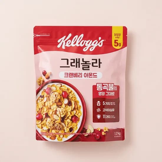 켈로그 크렌베리 아몬드 그래놀라 1200g 1개