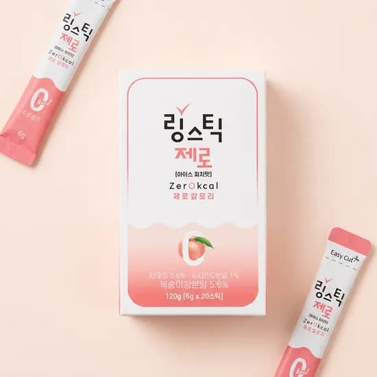 링스틱 제로 칼로리 아이스피치 6g 20스틱 1개