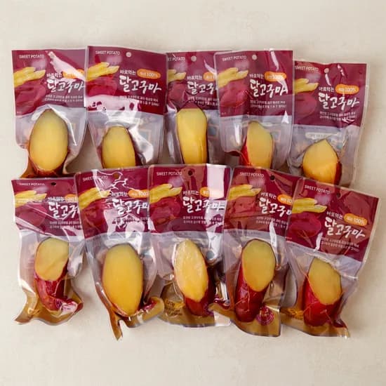 바로먹는 달고구마 해남산 120g 10팩