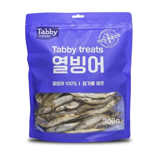 토퍼 테비 동결건조 열빙어, 300g