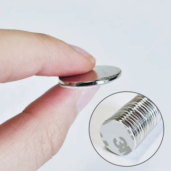 네오디움 원형자석 접착형, 20x2mm, 1개