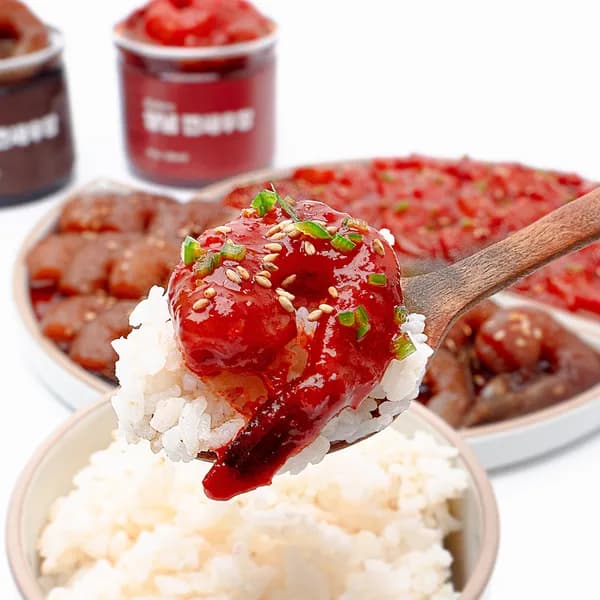 훈훈수산 깐새우장 간장 300g 2통 + 매운 300g 1통 3통