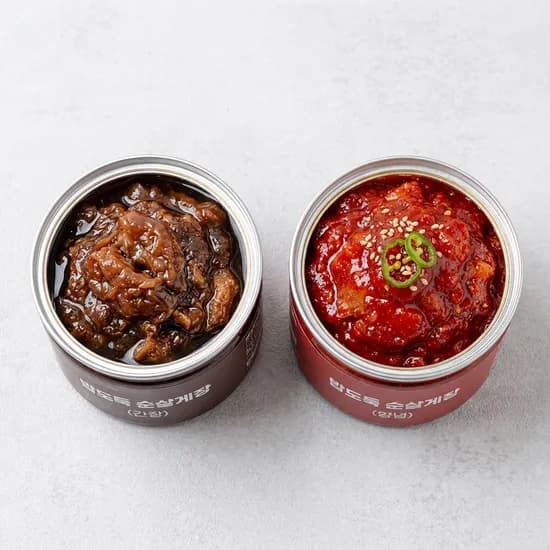 훈훈수산 순살게장 간장 300g 1통 양념 300g 1통 2통