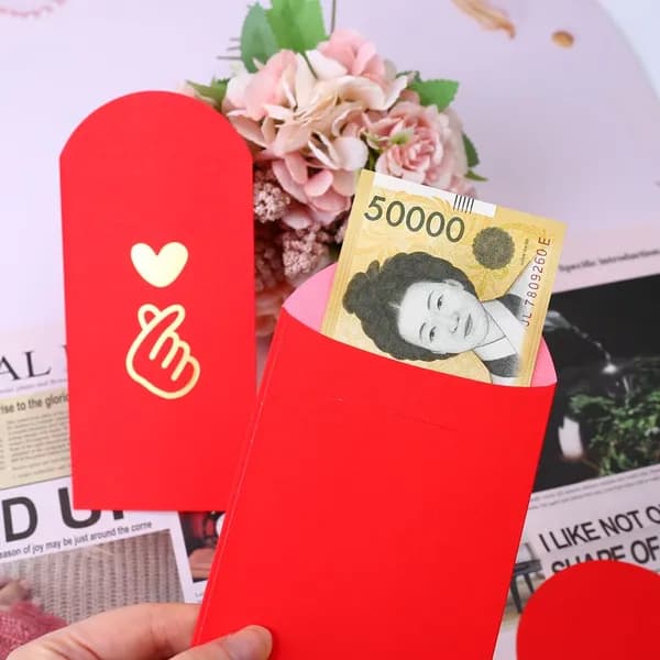 손가락하트 용돈봉투 레드 10P 1개 5,180원