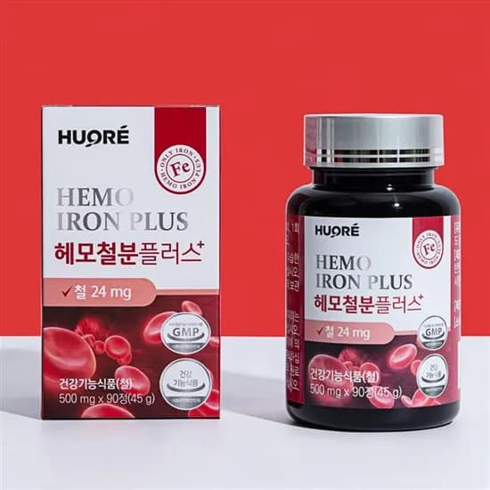 휴오레 헤모철분플러스 500mg 90정 1개