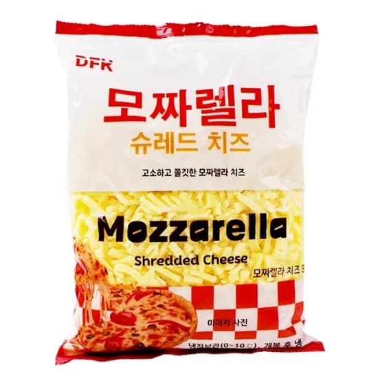 DFK 모짜렐라 슈레드 치즈 900g 1개