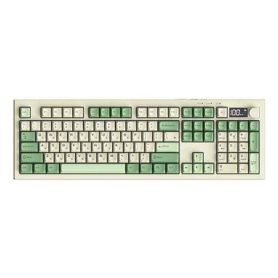 AULA S102PRO 유무선 저소음 키보드, 국내정품, 그린, 1개