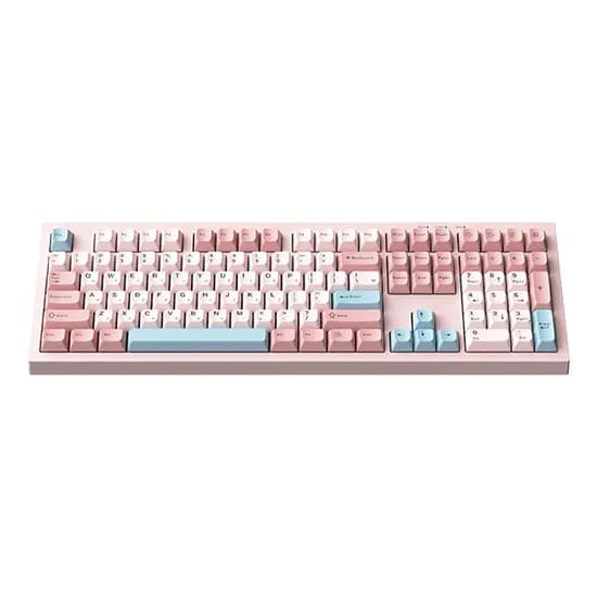 AULA S102 유선 한글 멤브레인 키보드 핑크