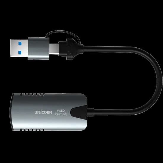유니콘 USB 3.0 HDMI 비디오 캡쳐보드, VC-300C, A+C타입, 4K 60Hz, 1개