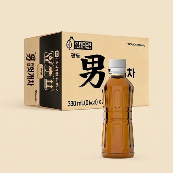 광동 헛개차 무라벨 330ml 20개
