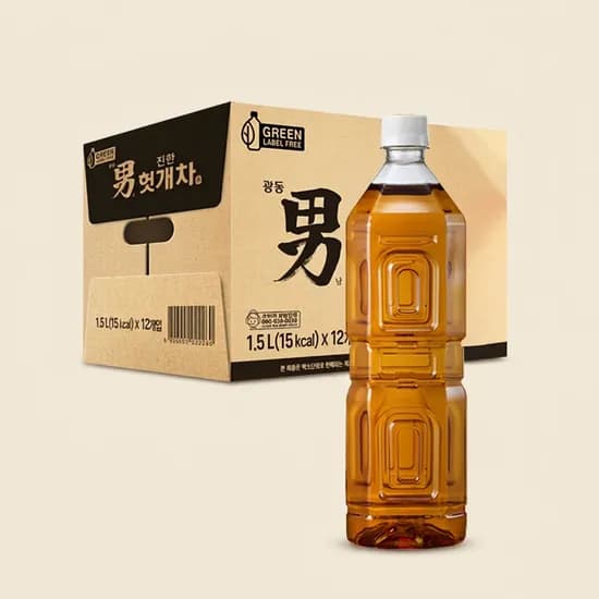광동 진한 헛개차 무라벨 1.5L 6입