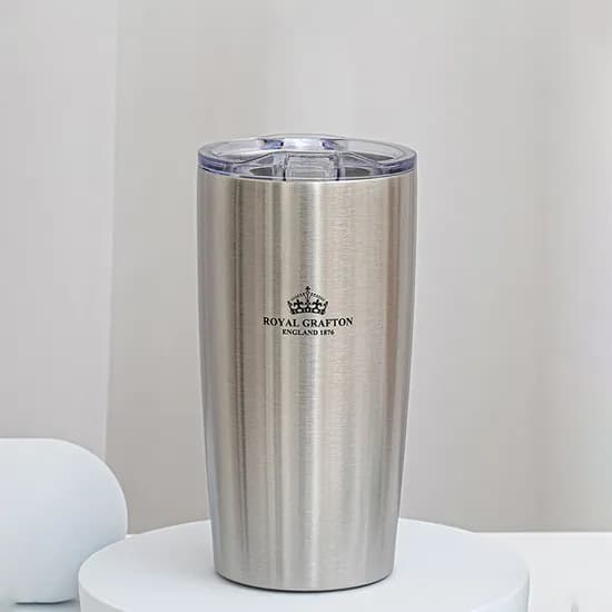 로얄그래프톤 보온보냉 콜드컵, 실버, 600ml, 1개
