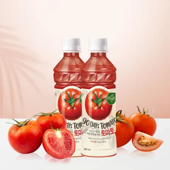 웅진식품 자연은 토마토 340ml 24개