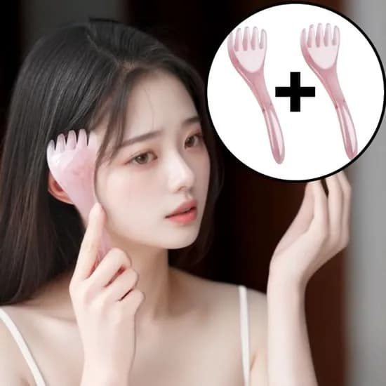 두피 괄사 마사지 지압기 2개