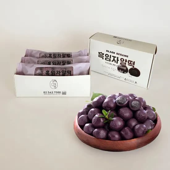 연미향 흑임자알떡 80g 6개