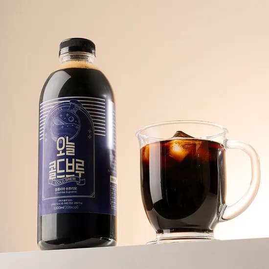 전라도청년 오늘 콜드브루 콜롬비아 수프리모, 1L, 1개