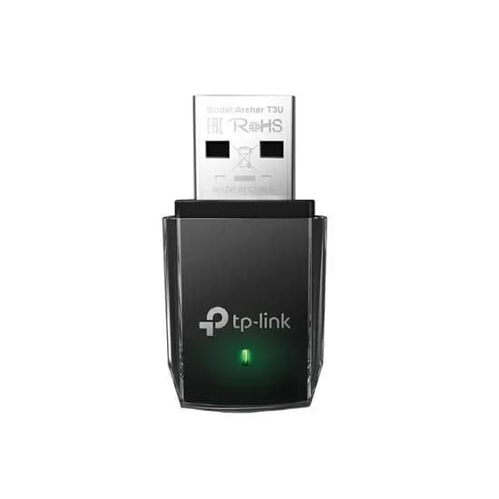 티피링크 Archer T3U AC1300 미니 MU-MIMO USB 무선 랜카드, 1개