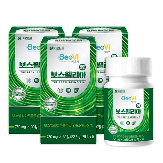 네이처드림 베오비 보스웰리아정 750mg 30정 3박스