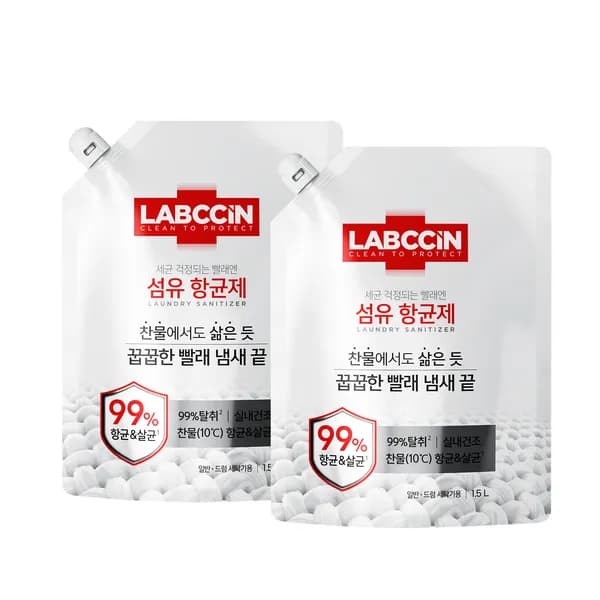 랩신 섬유항균제 1.5L 2개