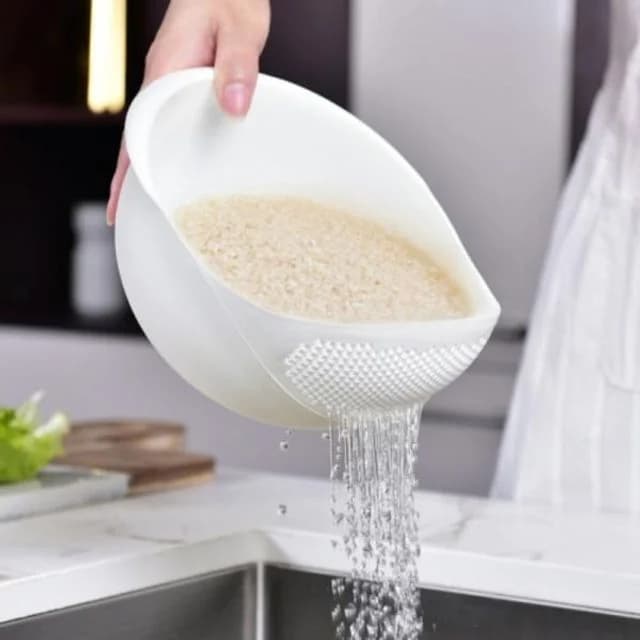 쌀 세척볼 화이트 1개