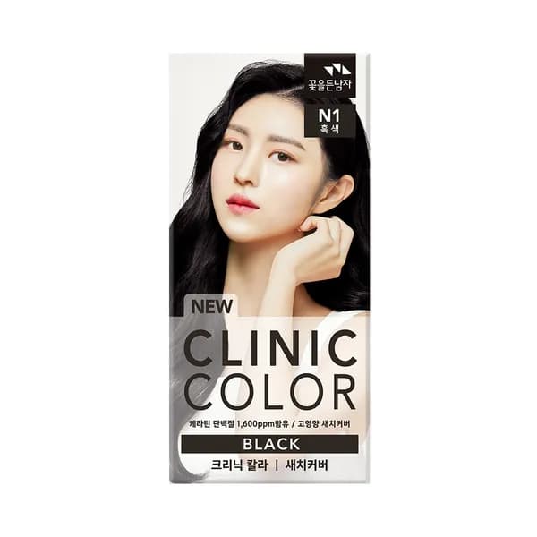 꽃을든남자 뉴 크리닉 칼라 염색약 흑색