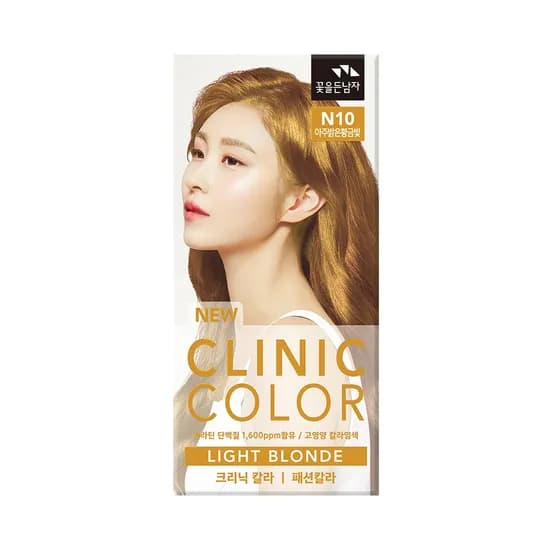 꽃을든남자 뉴 크리닉 칼라 N10 아주밝은황금빛 1개