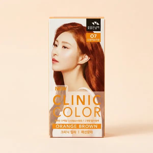 꽃을든남자 크리닉 염색약 O7 오렌지브라운 2개