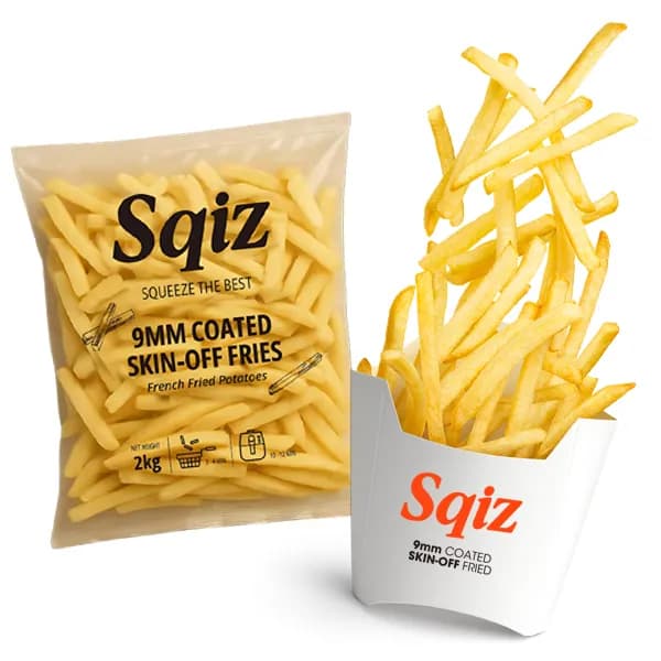 Sqiz 스퀴즈 9mm 레귤러컷 코팅 스킨오프 감자튀김 2kg 2개