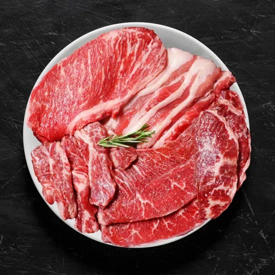 파파네정육점 소고기 모둠 등심 세트, 우삼겹 200g + 부채살 200g + 토시살 200g + 갈비살 200g + 등심 200g, 1세트