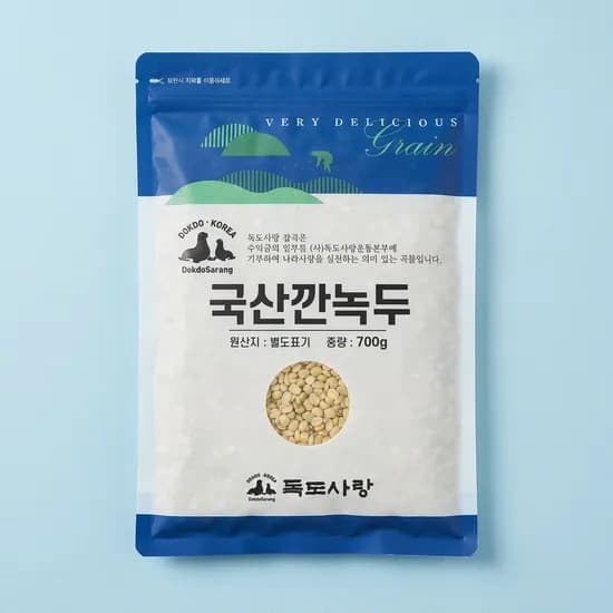 독도사랑잡곡 국내산 깐녹두 700g 1봉